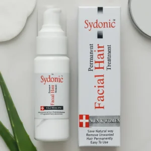 Sydonic Permanent Facial Hair Treatment – 100ml for Men & Women